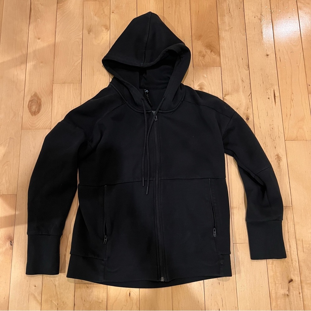 Adidas Black Full Zip Hoodie - Picture 1 of 6